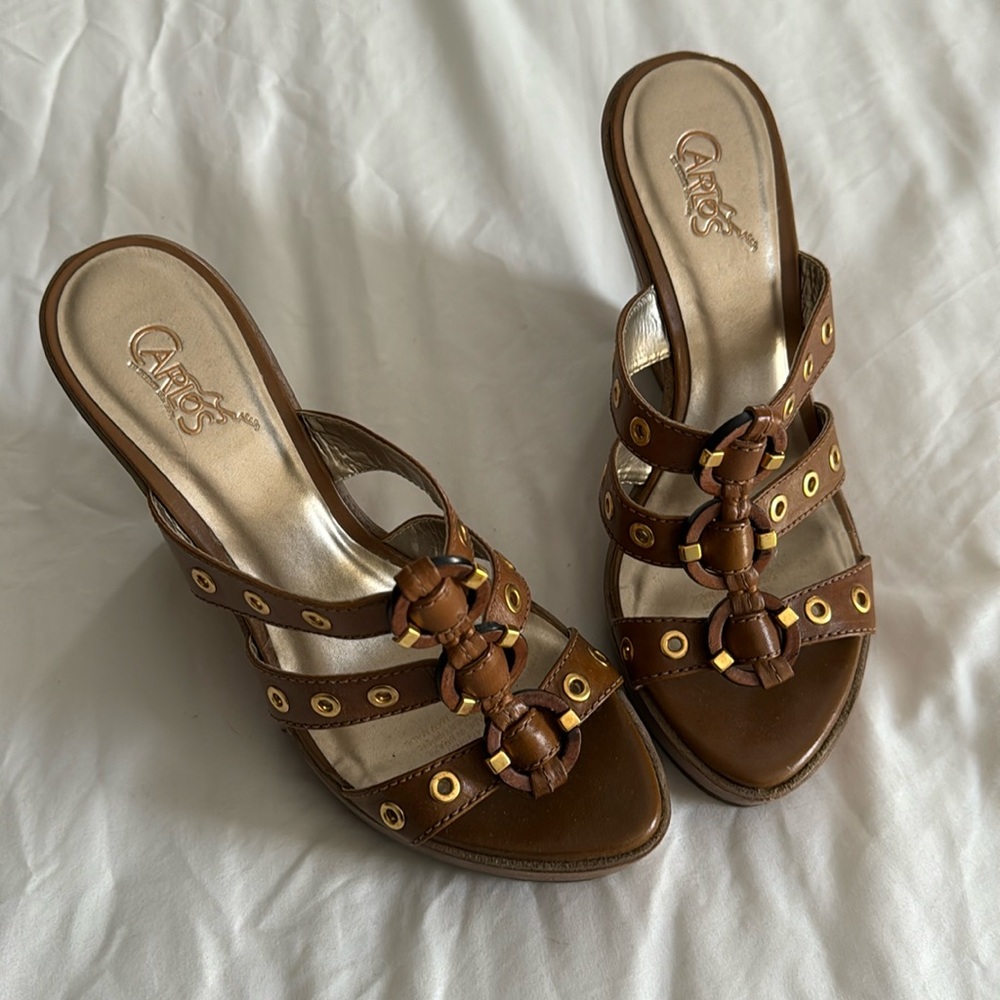 Carlos Santana Wedges Size 7